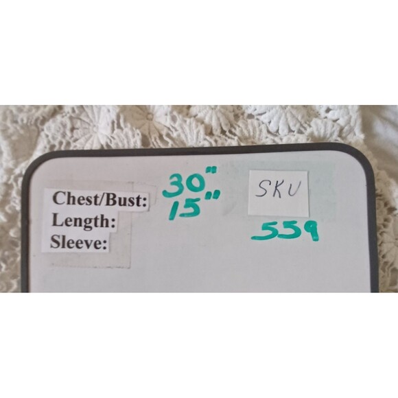 BCNU Small Junior Tank Top White Crochet Lace Floral Boho Festival Coquette READ - Picture 5 of 6